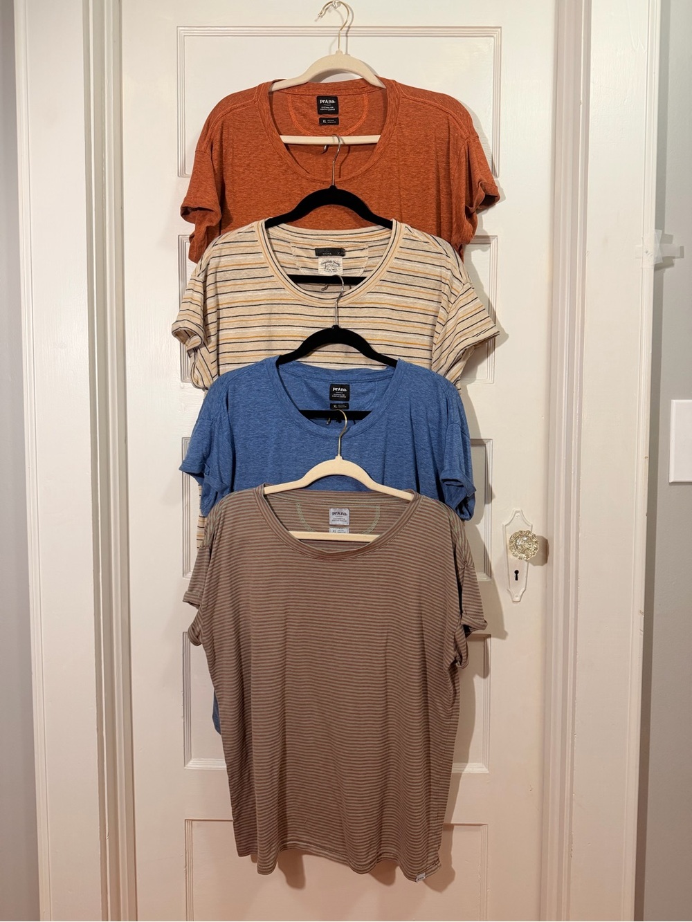 Prana Four Pack Women's Cozy Up Short-Sleeve Tee Set XL